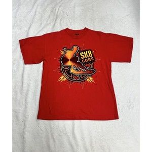 Y2K GWP Sport Skate Core Red Graphic T-Shirt Youth Size XL Skateboarding